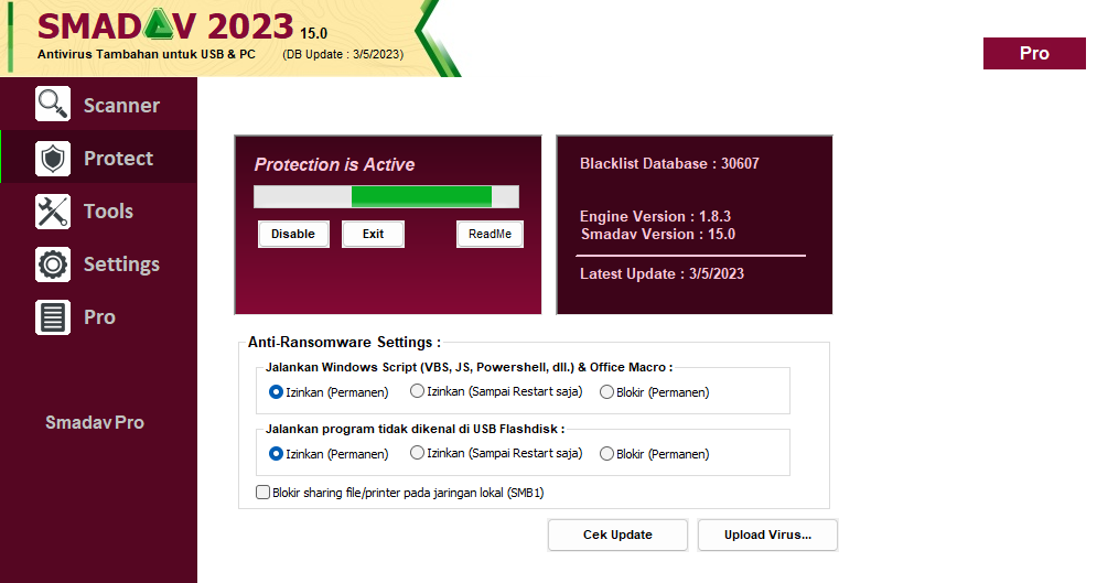 Smadav PRO GRATIS Terbaru 2023 Update 15.0 dan Mengatasi BlackList 100% WORK